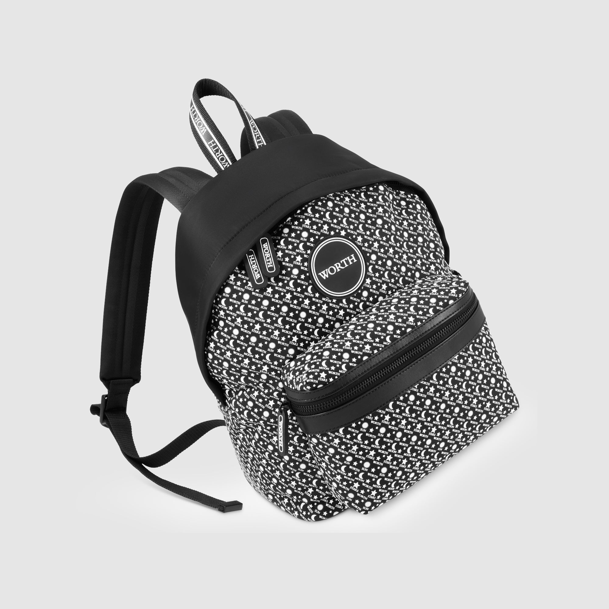 Iconic moon and stars statement back pack